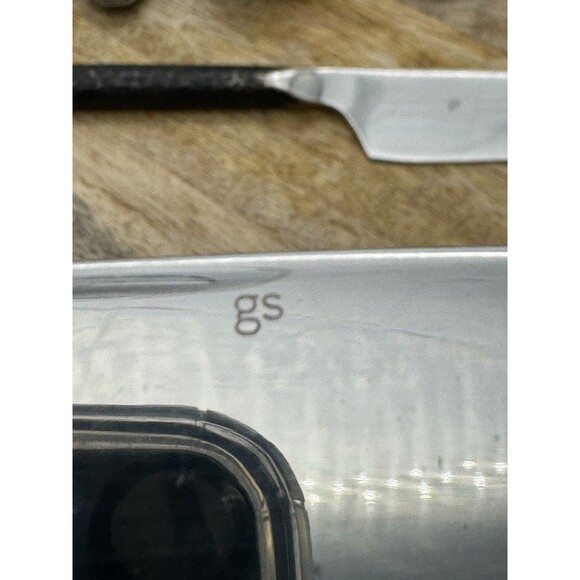 GOURMET SETTINGS AVALON STAINLESS FLATWARE Lot Of 9 Spoon Fork Knife Hammered - Picture 2 of 3